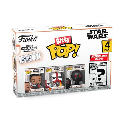 Funko Bitty Pop! The Mandalorian Mini Collectible Toys 4-Pack - Moff Gideon, Incinerator Stormtrooper, Dark Trooper, & Mystery Chase Figure (Styles May Vary) - amzGamess