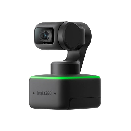 Insta360 Link - PTZ 4K Webcam with 1/2" Sensor, AI Tracking, Gesture Control, HDR, Noise-Canceling Microphones, Specialized Modes, Webcam for Laptop, Video Camera for Video Calls, Live Streaming - amzGamess