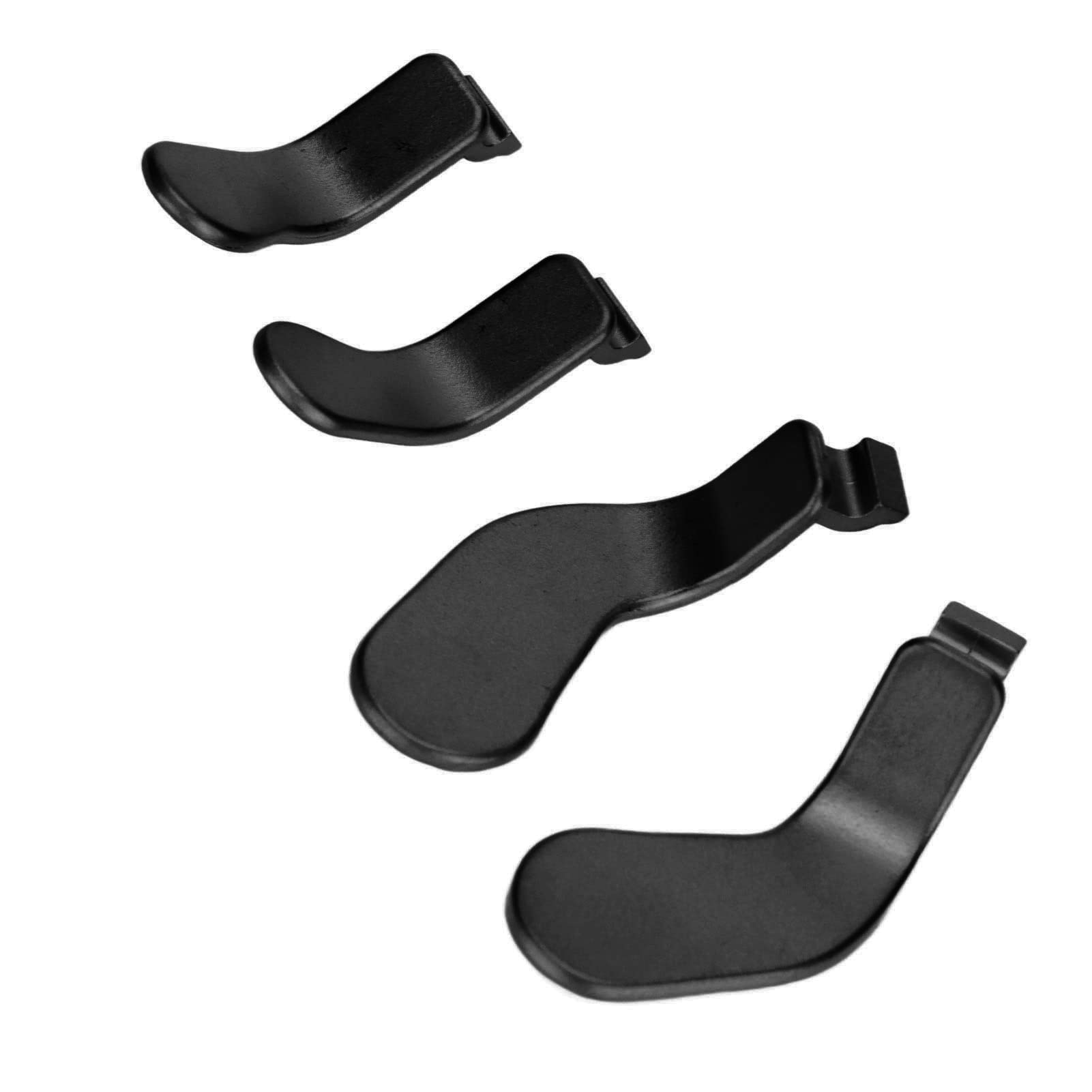 Estink Controller Paddles Kit, Pack of 4 Stainless Steel Trigger Paddles Replacement Controller Parts Video Games Accessories Fit for Xbox One Elite Controller Series 2 Model 1797 (Black) - amzGamess
