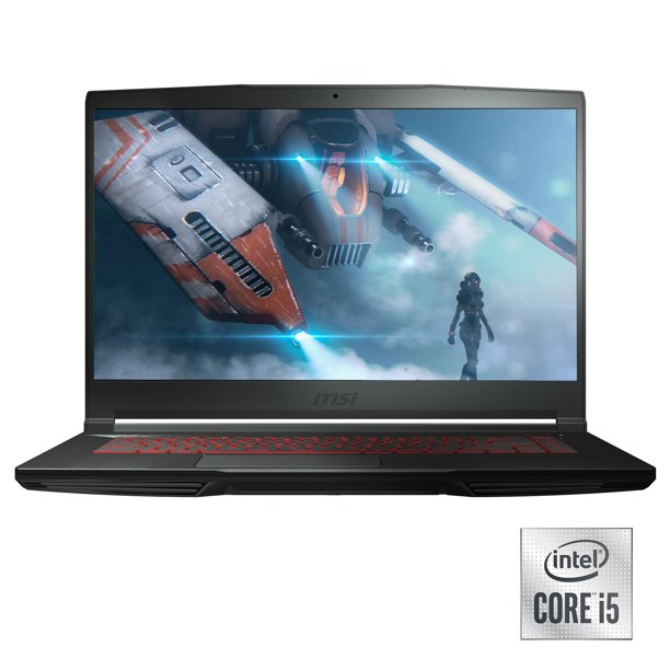 MSI Newest GF63 Thin Gaming Laptop, 15.6" FHD 144Hz, Intel i5-11400H, RTX 3050, 16GB RAM, 512GB NVMe SSD, Windows 11, Aluminum Black