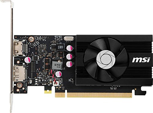 MSI Gaming GeForce GT 1030 4GB GDRR4 64-bit HDCP Support DirectX 12 DP/HDMI Single Fan OC Graphics Card (GT 1030 4GD4 LP OC) - amzGamess