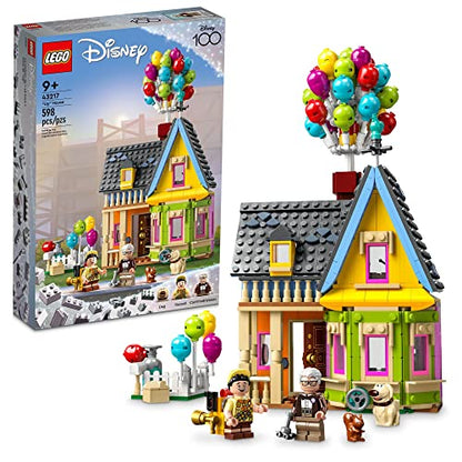 LEGO Disney and Pixar ‘Up’ House Disney 100 Celebration Classic Building Toy Set for Kids and Movie Fans Ages 9 and Up, A Fun Gift for Disney Fans and Anyone Who Loves Creative Play, 43217