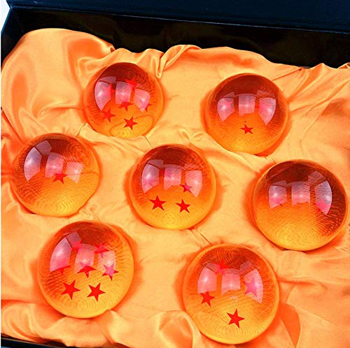 Country Toys Collectible Medium Crystal Glass Stars Balls Dragon Ball(27,35,43,57,76MM in Diameter) (D-4.3) - amzGamess