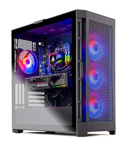 Skytech Blaze Gaming PC, Ryzen 7 7800X3D 4.2 GHz, RTX 4070 Ti Super 16GB GDDR6X, 2TB NVME Gen4, 32GB DDR5 RAM RGB, 850W Gold ATX 3.0 PSU, Wi-Fi, Win 11 Home