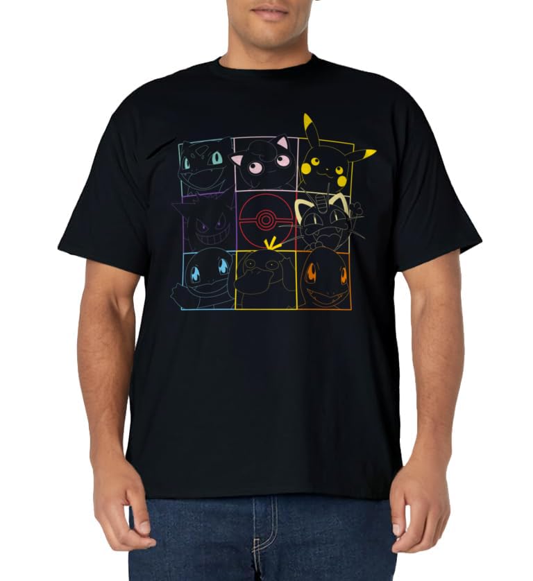 Pokémon Grid T-Shirt - amzGamess