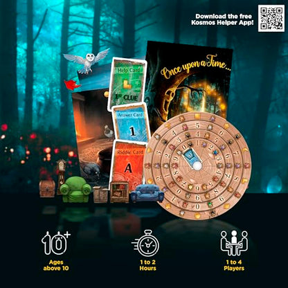 Thames & Kosmos EXIT: The Enchanted Forest| A Kosmos Escape Room Game in a Box| Family Friendly, Card-Based at-Home Escape Room Experience for 1 to 4 Players, Ages 12+ , Black