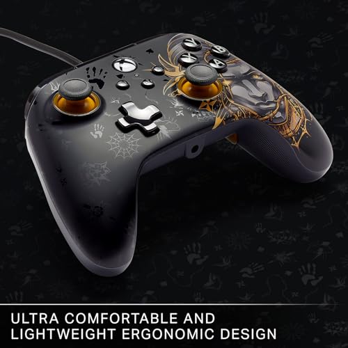 PowerA Advantage Wired Controller for Xbox Series X|S and Windows 10/11 – Fortnite Midas, gamepad, wired video game controller, gaming controller, USB-C, Works with Xbox One, Officially Licensed, Bonus Virtual Item Included. - amzGamess