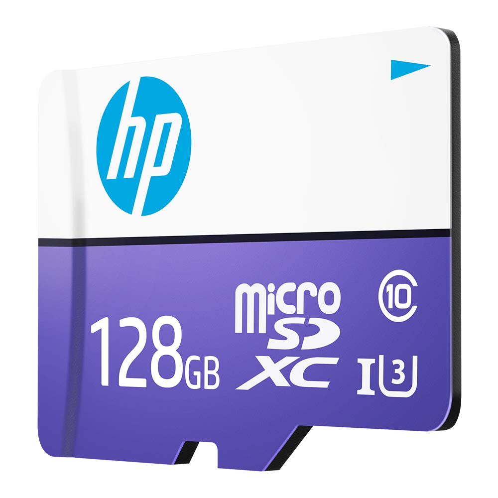 HP 128GB mx330 Class 10 U3 microSDXC Flash Memory Card - 100MB/s, Class 10, U3, 4K UHD, Full HD, UHS-I, Micro SD