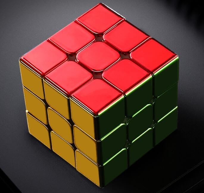 cuberspeed ShengShou Legend Metallic Mirror Reflective Stickerless Speed Cube 3x3x3 Metallic Speed Cube - amzGamess