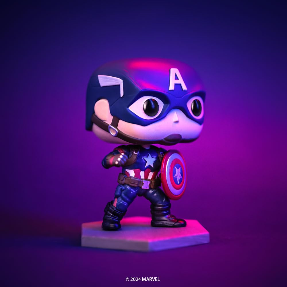 Funko Pop! Marvel: Captain America: Civil War Build A Scene - Captain America, Amazon Exclusive, Figure 12 of 12 - amzGamess