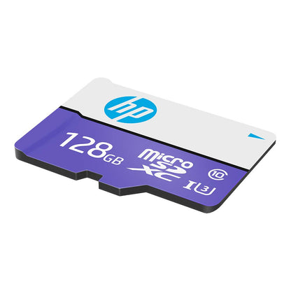HP 128GB mx330 Class 10 U3 microSDXC Flash Memory Card - 100MB/s, Class 10, U3, 4K UHD, Full HD, UHS-I, Micro SD