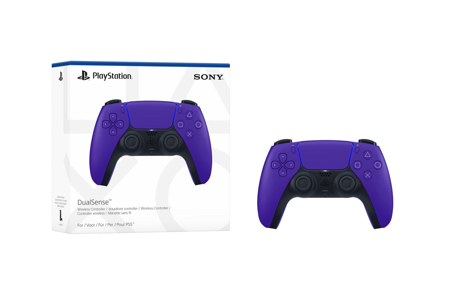 PlayStation Sony 5 Dualsense Controller Galactic Purple - amzGamess