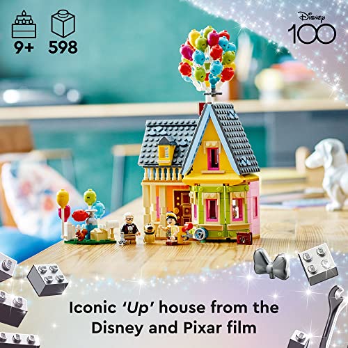 LEGO Disney and Pixar ‘Up’ House Disney 100 Celebration Classic Building Toy Set for Kids and Movie Fans Ages 9 and Up, A Fun Gift for Disney Fans and Anyone Who Loves Creative Play, 43217