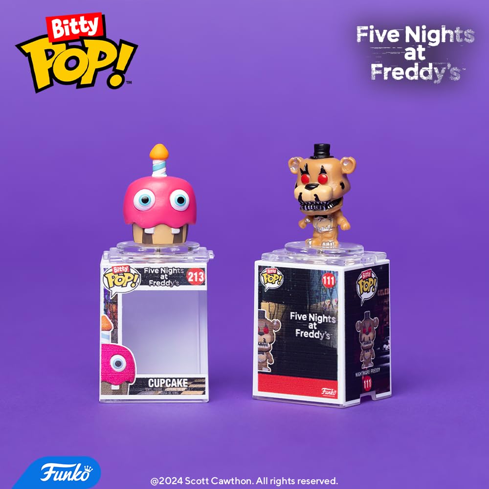 Funko Bitty Pop!: Five Nights at Freddy's Mini Collectible Toys 4-Pack - Ballora, Funtime Foxy, Baby & Mystery Chase Figure (Styles May Vary) - amzGamess