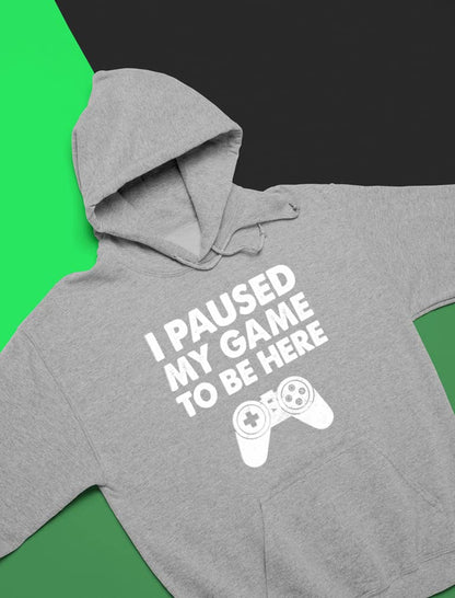 Tstars Kids Gaming Apparel I Paused My Game Gifts for Gamers Sweatshirts Hoodies Small Gray - amzGamess