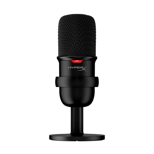 HyperX SoloCast – USB Condenser Gaming Microphone, for PC, PS4, PS5 and Mac, Tap-to-Mute Sensor, Cardioid Polar Pattern, great for Streaming, Podcasts, Twitch, YouTube, Discord,Black
