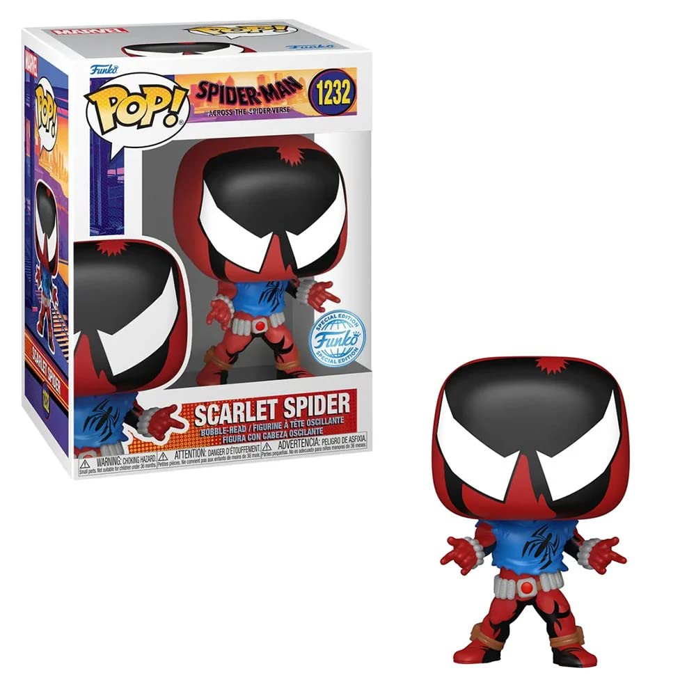 Funko Spider-Man Scarlet Spider Pop! Vinyl Bobble-Head Collectible Figure - Limited Edition Exclusive - amzGamess