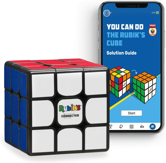 The Original Rubik’s Connected - Smart Digital Electronic Rubik’s Cube That Allows You to Compete with Friends & Cubers Across The Globe. App-Enabled STEM Puzzle That Fits All Ages and Capabilities - amzGamess