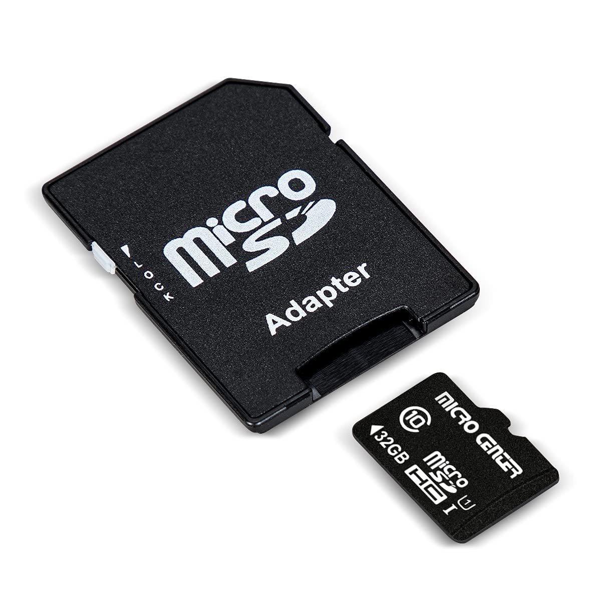 INLAND Micro Center 32GB Class 10 MicroSDHC Flash Memory Card with Adapter for Mobile Device Storage Phone, Tablet, Drone & Full HD Video Recording - 80MB/s UHS-I, C10, U1 (2 Pack)