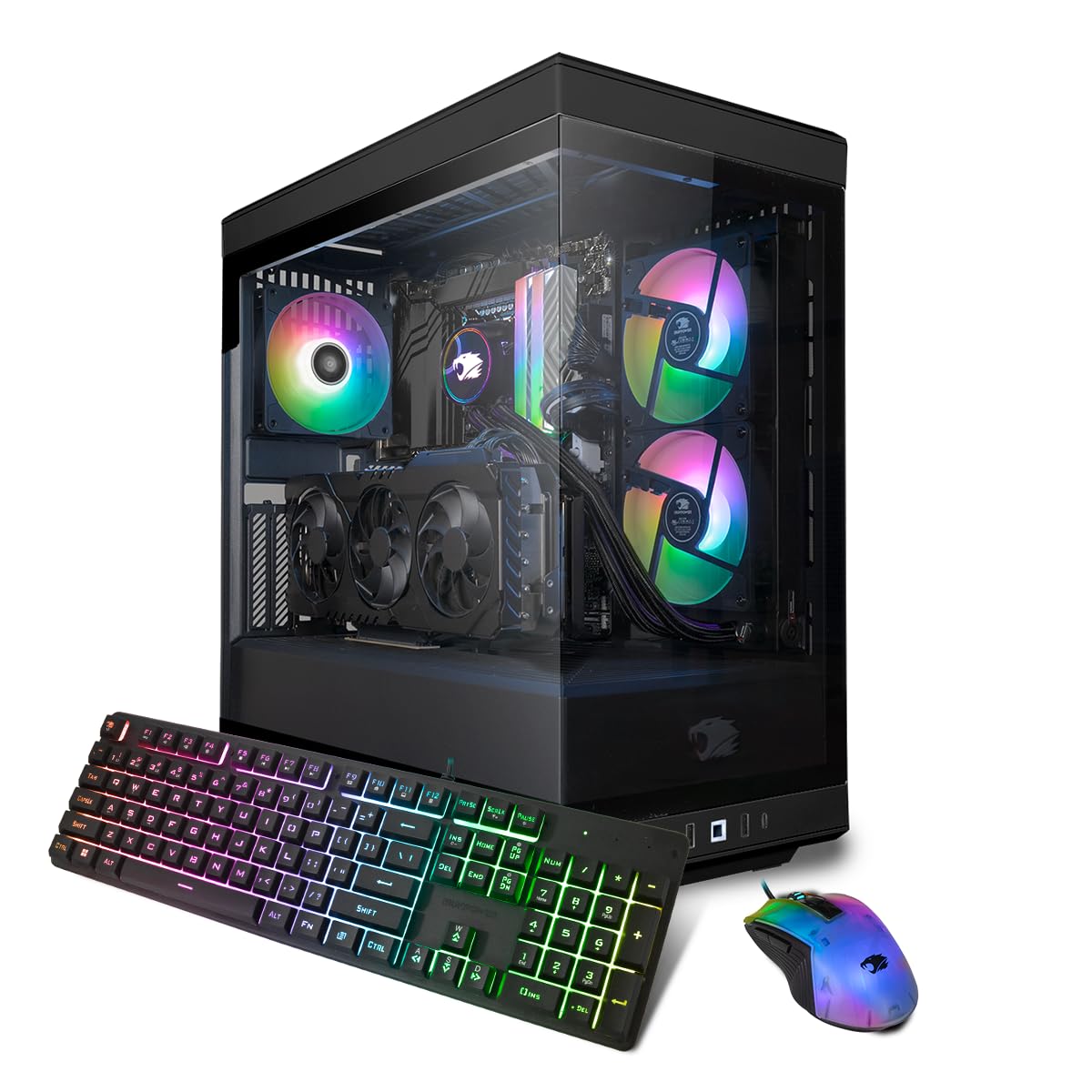 iBUYPOWER Y40 Black Gaming PC Computer Desktop Y40BA7N47TS01 (AMD Ryzen 7 7700X, RTX 4070 Ti Super 16GB, 32GB DDR5 5600 RGB (16x2), 2TB NVMe SSD, WiFi Ready, Windows 11 Home)