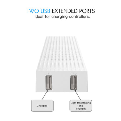 MoKo Xbox One S Cooling Fan, Cooling Fan Stand Compatible with Xbox One S with 3 Built-in High Speed Fans, 2-Port USB Charing & Data Syncing and L/H Fan Speed Switch (Only Compatible with Xbox one S) - amzGamess