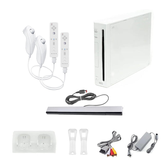 Nintendo Wii Console, White Premium Bundle (Renewed) - amzGamess