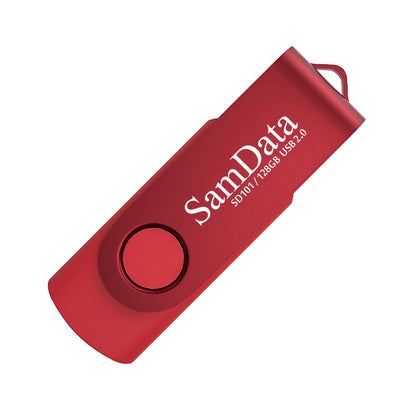 SamData 128GB USB Flash Drives 1 Pack 128GB Thumb Drives Memory Stick Jump Drive with LED Light for Storage and Backup (1 Pack Red)