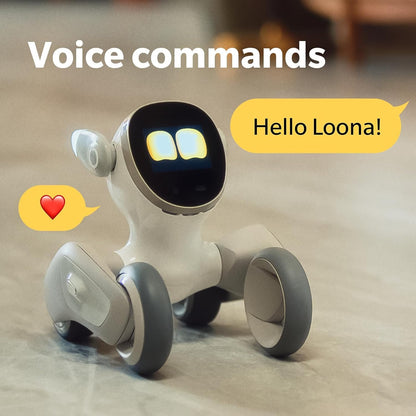 Loona The Most Advanced Smart Robot Pet Dog - Chat GPT-4o Enabled with Voice Command & Gesture Recognition - Top Boys and Girls Gifts for 2024 - Perfect Companion for Your Son or Daughter