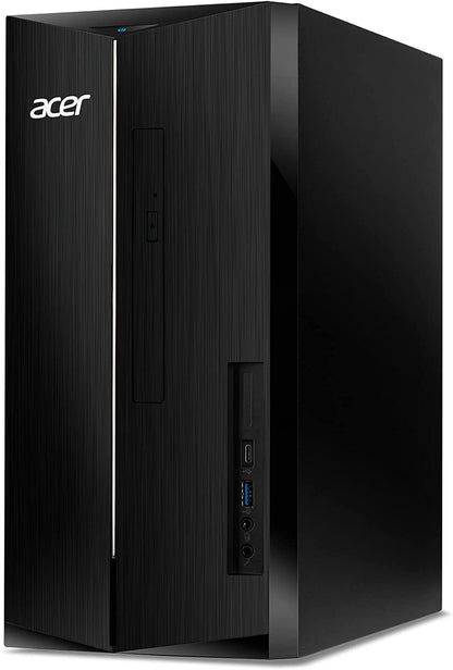 acer 2023 Aspire TC-1760 Desktop PC Intel 12th Gen 6-Core i5-12400 64GB RAM 1TB PCIe SSD 2TB HDD NVIDIA RTX 3060 12GB GDDR6 HDMI DP DVI-D USB-C WIFI AC BT RJ-45 Windows 10 Pro w/RE USB Drive