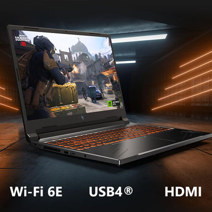 Acer Nitro V Gaming Laptop | AMD Ryzen 7 8845HS Octa-Core AI Capable Processor | NVIDIA GeForce RTX 4060 Laptop GPU | 16" WUXGA IPS 165Hz Display | 16GB DDR5 | 1TB Gen 4 SSD | Wi-Fi 6E | ANV16-41-R5J0