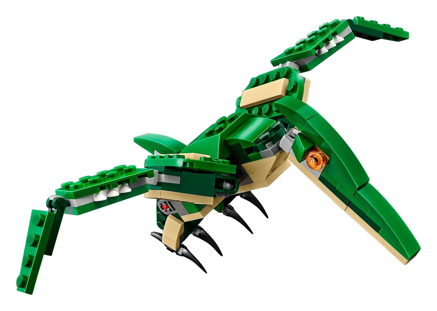 LEGO Creator 3 in 1 Mighty Dinosaur Toy, Transforms from T. rex to Triceratops to Pterodactyl Dinosaur Figures, Great Gift for 7-12 Year Old Boys & Girls, 31058