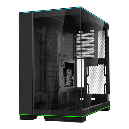 Lian Li O11D EVO RGB E-ATX gaming dual chamber case - ARGB lighting strips - Up to 420mm radiator - Cable management - Front and side tempered glass panels - Reversible chassis (O11DERGBX.US)