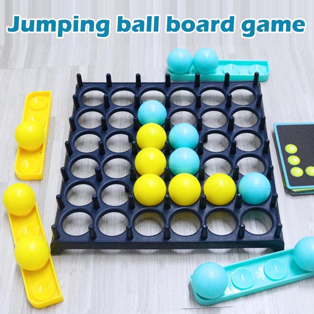 Bounce Ball Game Family Party Games, Jumping Connect Ball Board Games Table Game Toys, Christmas Party Favors Birthday Gift for Adults and Kids - amzGamess