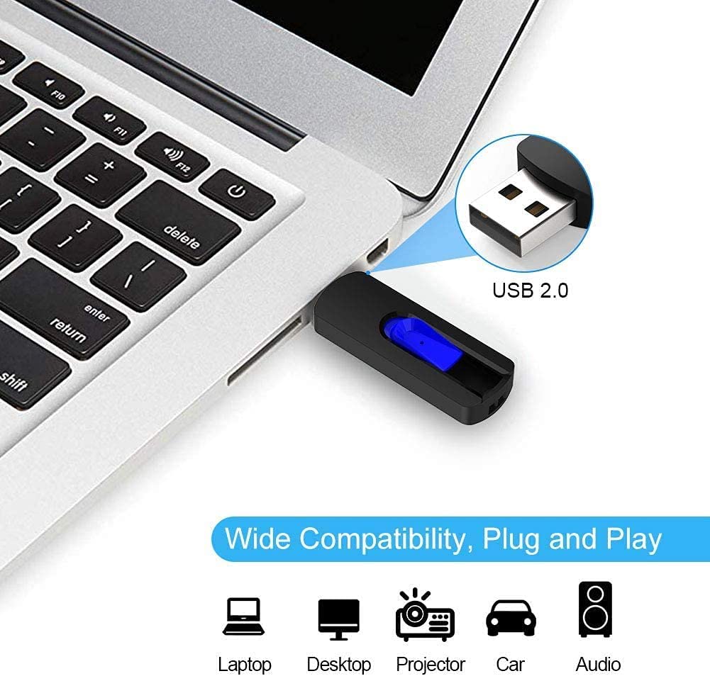 RAOYI 5 Pack 64GB USB Flash Drive, USB 2.0 Memory Stick Thumb Drives Jump Drive Pen Drive for PC Laptop Computer - 64G Multipack