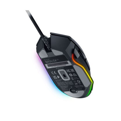 Razer Basilisk V3 Customizable Ergonomic Gaming Mouse: Fastest Gaming Mouse Switch - Chroma RGB Lighting - 26K DPI Optical Sensor -Classic Black - amzGamess