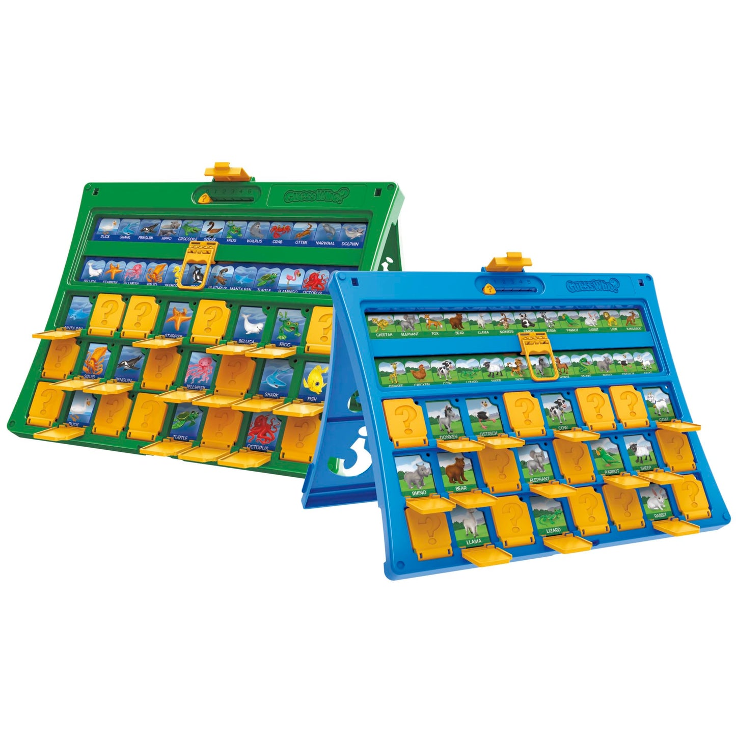Hasbro Gaming Guess Who? Animal Friends Game, Includes 2 Double-Sided Animal Sheets, 2-Player Board Games for Kids, Ages 6+ (Amazon Exclusive)
