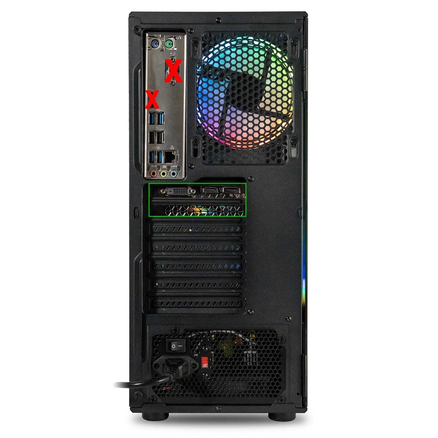 ViprTech Rebel 1.0 Gaming PC - AMD Ryzen 5 (12-LCore 3.9Ghz), GTX 1660 Super 6GB, 16GB DDR4 3200, 512GB NVMe SSD, WiFi, RGB, Windows 11 Pro, Warranty, Black Desktop Computer