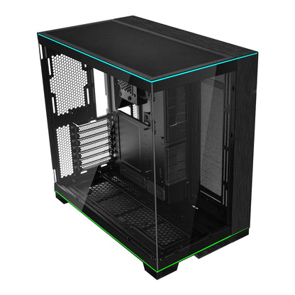 Lian Li O11D EVO RGB E-ATX gaming dual chamber case - ARGB lighting strips - Up to 420mm radiator - Cable management - Front and side tempered glass panels - Reversible chassis (O11DERGBX.US)