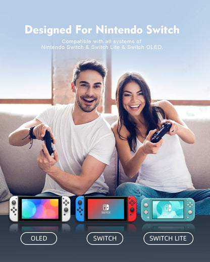 NENOTOH Switch Controller，Pro Controller for Switch/Switch Lite/Switch OLED, Switch Remote Controller Gamepad Joystick, Adjustable Turbo and Dual Vibration，Ergonomic Non-Slip - amzGamess