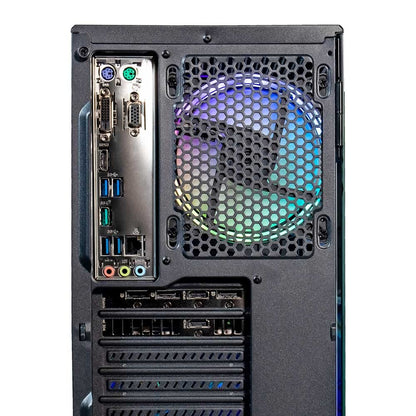 ViprTech Rebel Gaming PC Desktop Computer - AMD Ryzen 5 (12-LCore 3.9Ghz), RTX 3060 12GB, 32GB DDR4 3200 RAM, 1TB NVMe SSD, 600W Gold PSU, VR-Ready, Streaming, RGB, Win 11 Pro, Warranty, Black