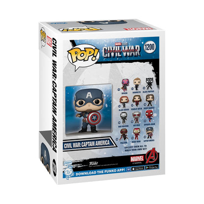 Funko Pop! Marvel: Captain America: Civil War Build A Scene - Captain America, Amazon Exclusive, Figure 12 of 12 - amzGamess