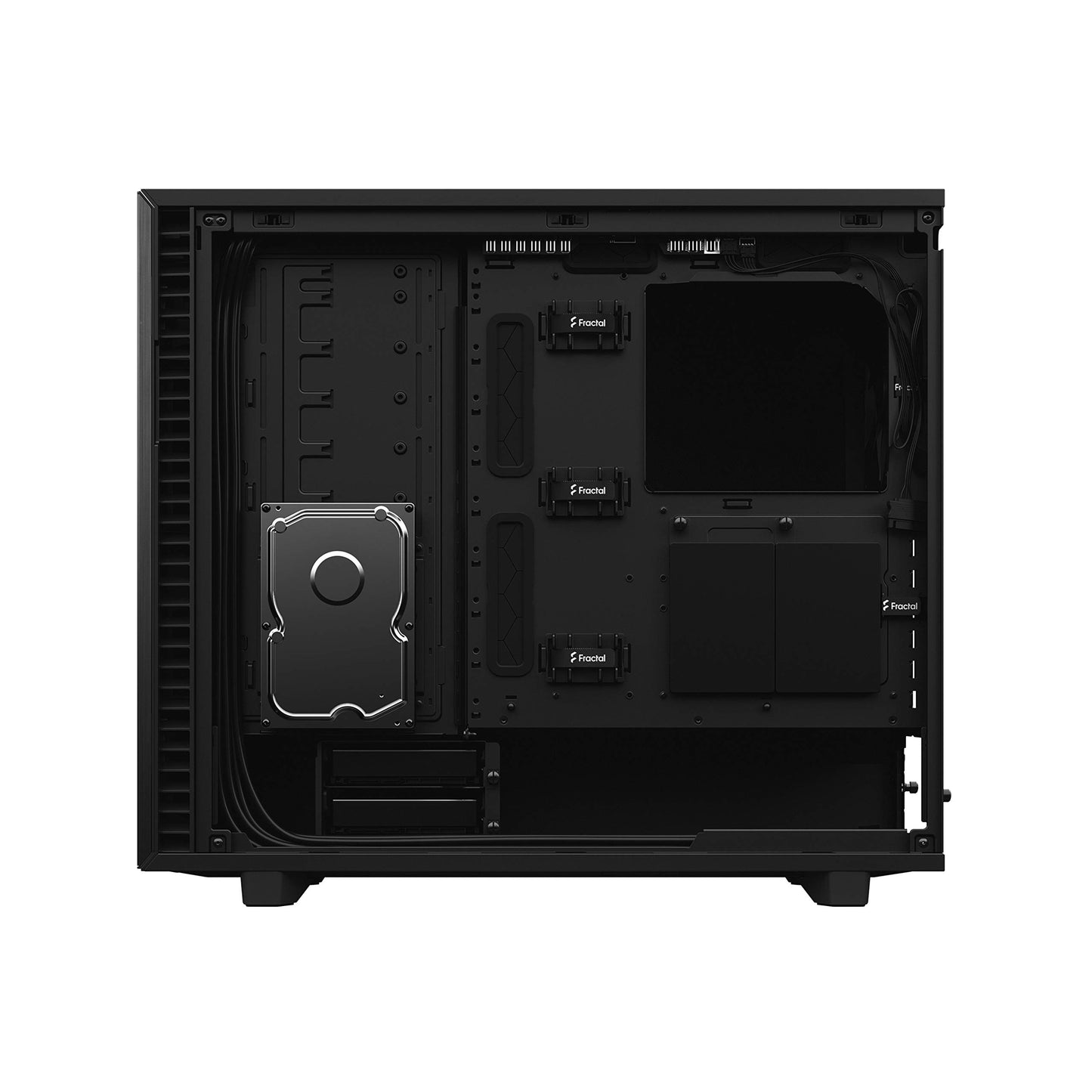 Fractal Design Define 7 Black Solid Brushed Aluminum/Steel E-ATX Silent Modular Mid Tower Computer Case