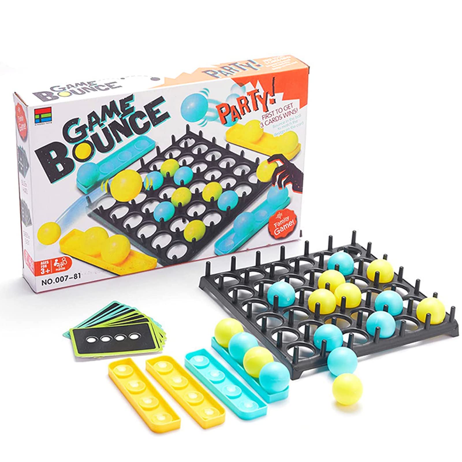 Bounce Ball Game Family Party Games, Jumping Connect Ball Board Games Table Game Toys, Christmas Party Favors Birthday Gift for Adults and Kids - amzGamess