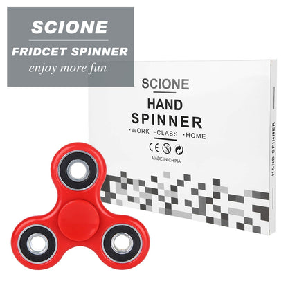 SCIONE Fidget Spinners Toys 5 Pack, Sensory Hand Fidget Pack Bulk, Anxiety Toys Stress Relief Reducer, Easter Party Favors for Kids Adults Goodie Bag Stuffers, Kids Classroom Prizes - amzGamess
