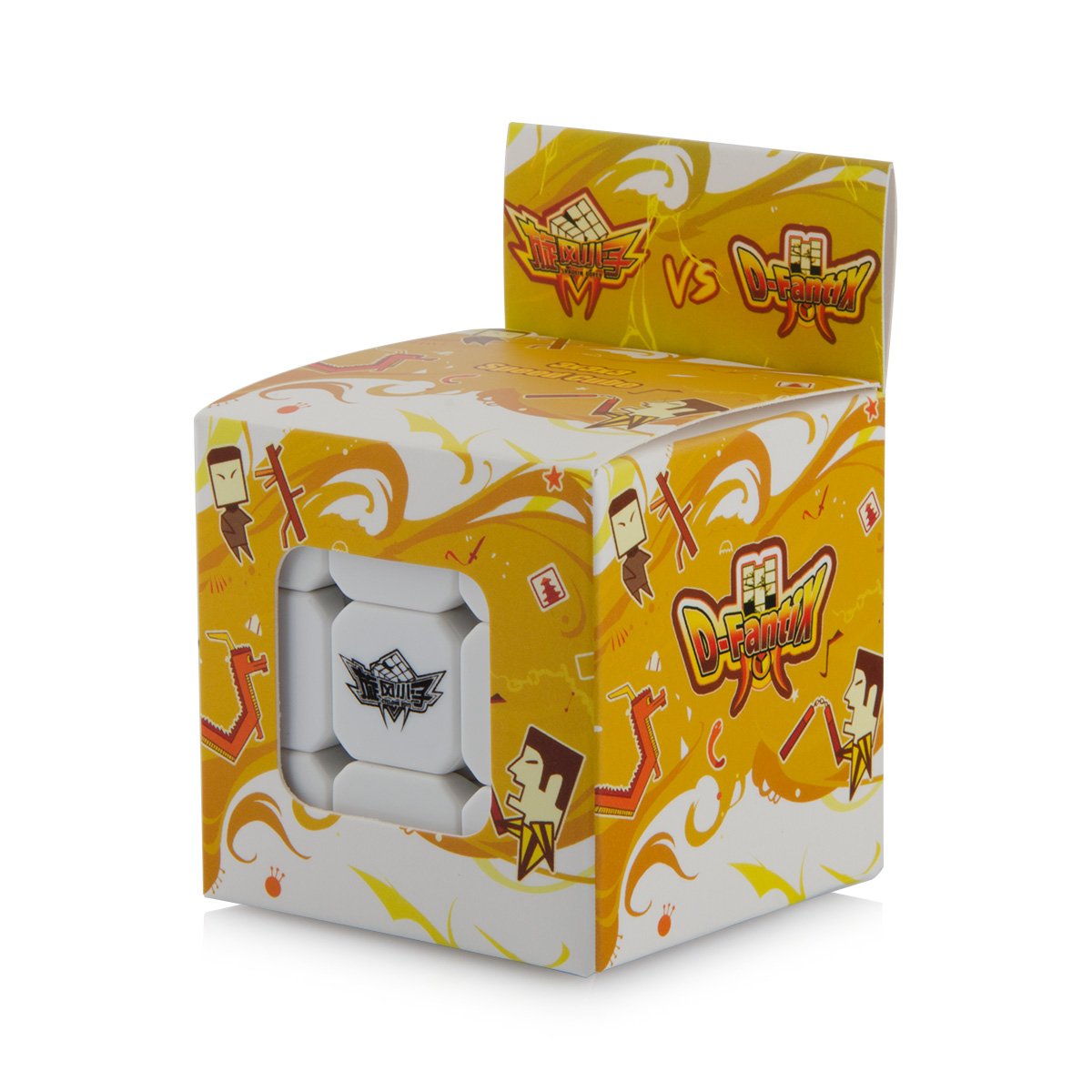 D-FantiX Cyclone Boys 3x3 Speed Cube Stickerless Magic Cube 3x3x3 Puzzles Toys (56mm) - amzGamess