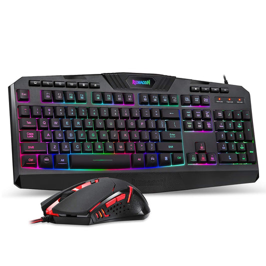 Redragon S101 Gaming Keyboard, M601 Mouse, RGB Backlit Gaming Keyboard, Programmable Backlit Gaming Mouse, Value Combo Set [New Version] - amzGamess