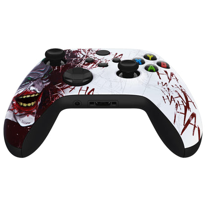 eXtremeRate Custom Shell for Xbox Series X & S Controller - Revitalize Your Controller - Clown Hahaha Replacement Cover Front Housing Cover for Xbox Core Controller Wireless [Control NOT Included] - amzGamess