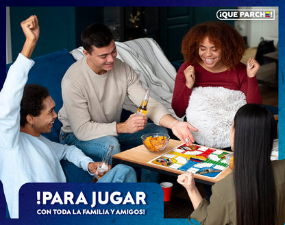 Tablero De Parques Colombiano, Colombian Parques Board Game, Parcheesi Board Game, Juegos De Mesa para Adultos, Productos Colombianos, Colombia, Parques Colombiano, Regalo para un Colombiano