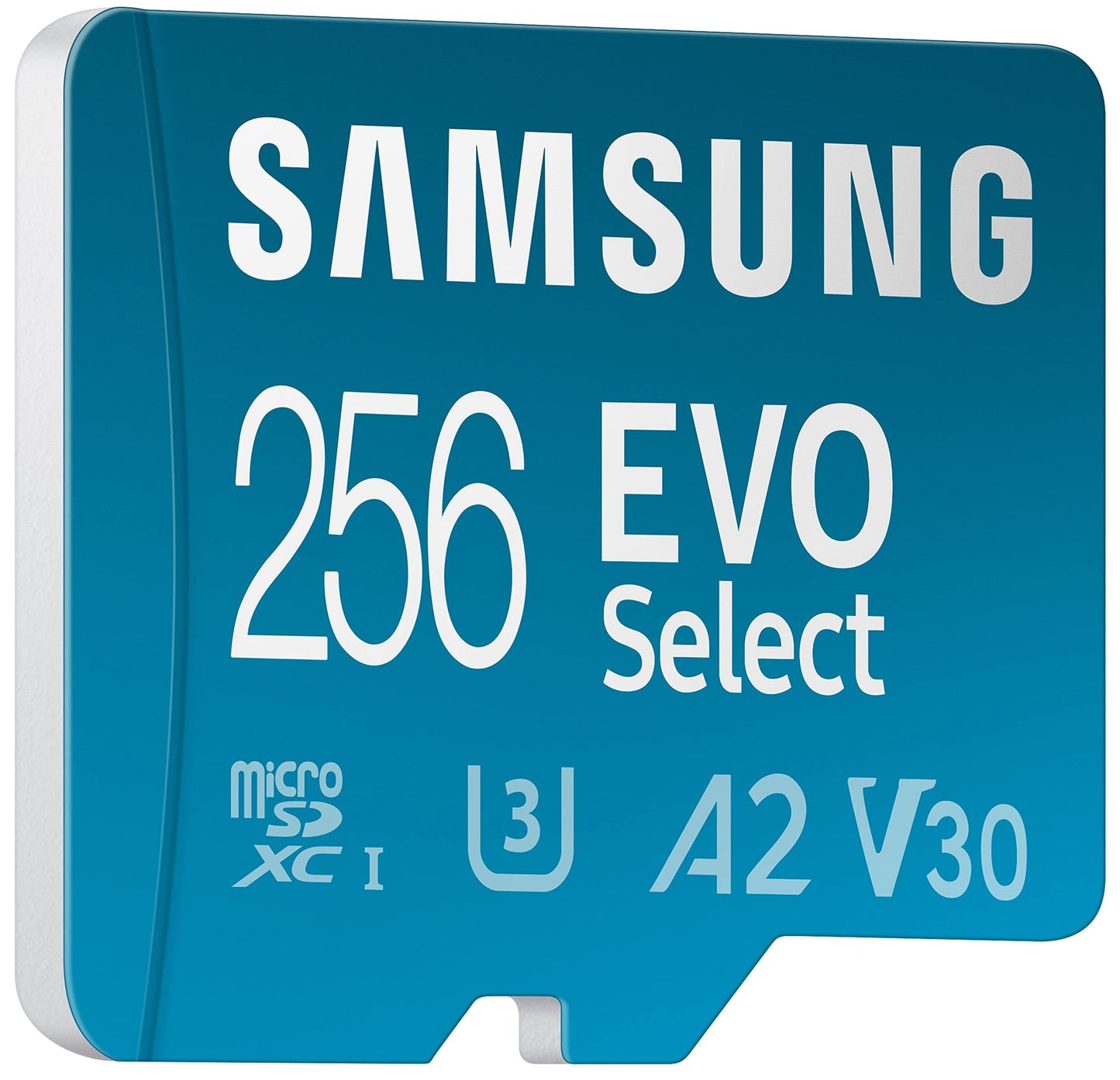 SAMSUNG EVO Select Micro SD-Memory-Card + Adapter, 256GB microSDXC 130MB/s Full HD & 4K UHD, UHS-I, U3, A2, V30, Expanded Storage for Android Smartphones, Tablets, Nintendo-Switch (MB-ME256KA/AM)