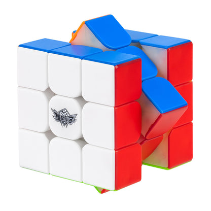 D-FantiX Magnetic Speed Cube 3x3x3, Cyclone Boys Professional Stickerless High Speed Cube, Magnet Magic Cube Puzzle Toy for Kids and Adults, Solving Brain Teaser Gift Idea - amzGamess